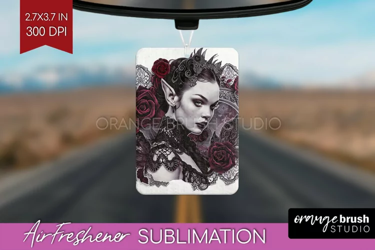 Dark Gothic Air Freshener PNG - Victorian Gothic PNG