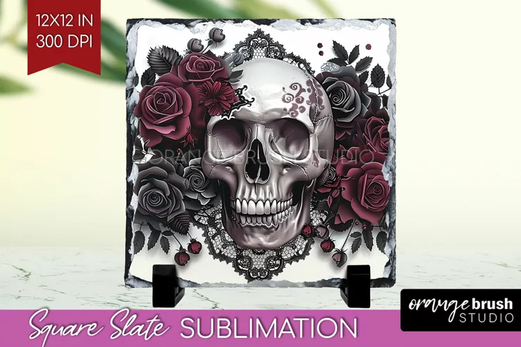 Dark Gothic Slate PNG - Victorian Gothic Square Slate