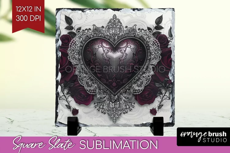 Dark Gothic Slate PNG - Victorian Gothic Square Slate