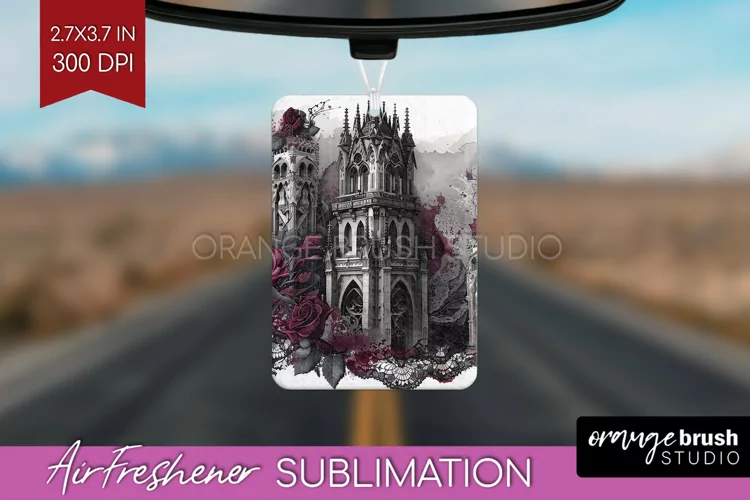 Dark Gothic Air Freshener PNG - Victorian Gothic PNG