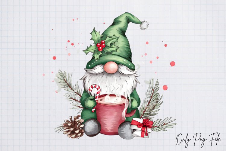 Cute Gnome Clipart Image 2