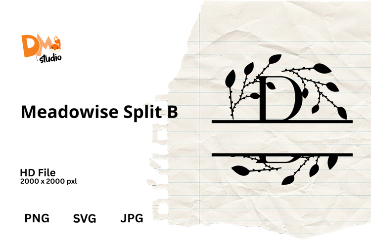Floral Monogram Letter Svg Image 6