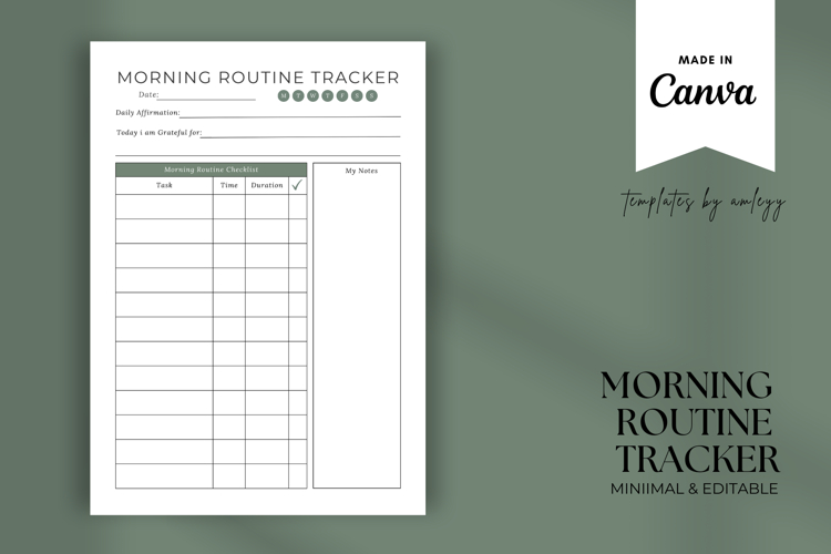 Printable Habit Tracker Image 2