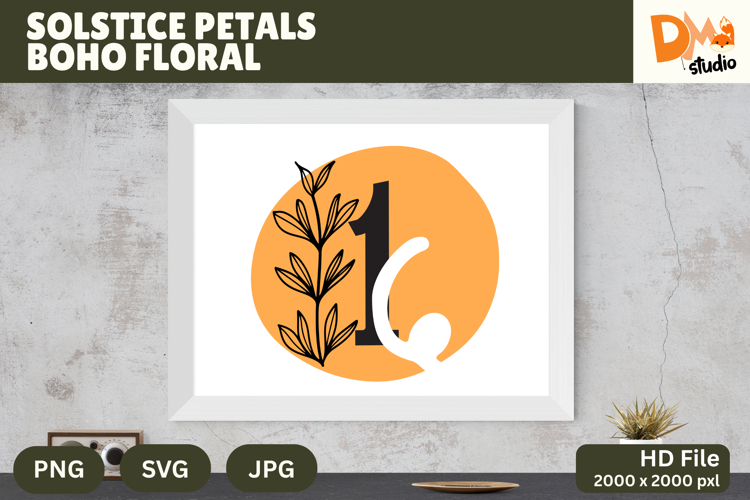 Floral Monogram Letter Svg Image 8