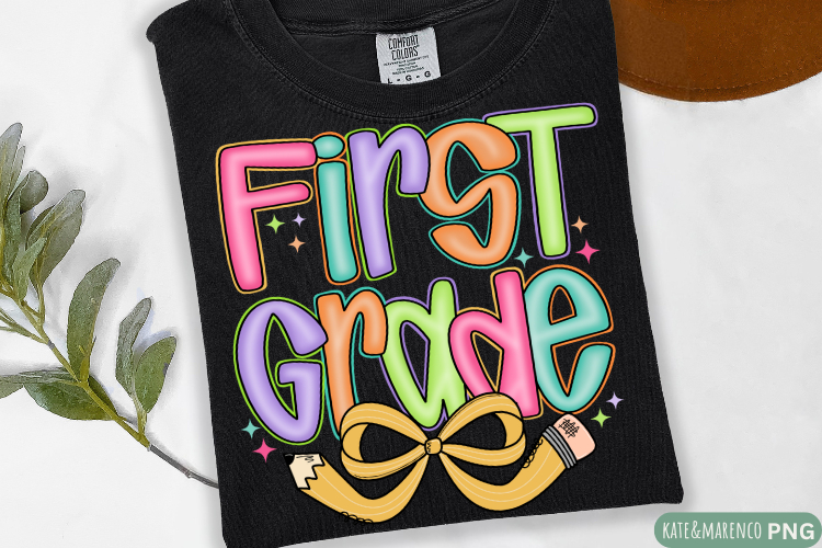First Grade PNG | Back To School PNG | 1st Grade Teacher PNG