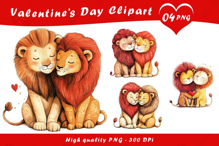 Cute Lion Clipart Image 10