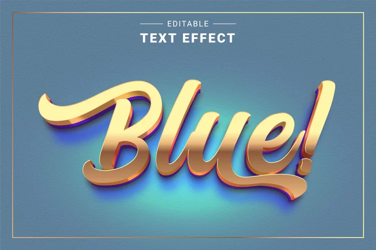 Editable Text Effect for Illustrator. Vector Graphic styles