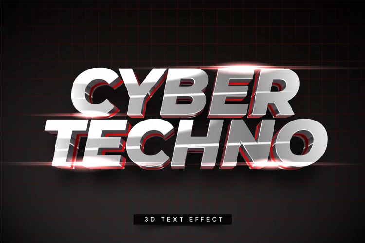 Editable Text Effect for Illustrator. Vector Graphic styles