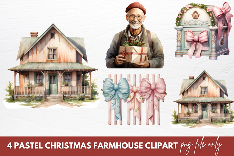 Farmhouse Clipart Image 11