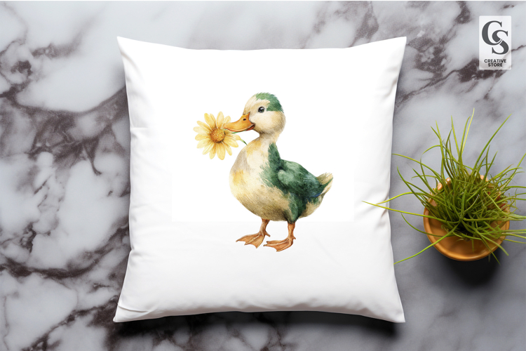 Cute Duckling Clipart Image 5