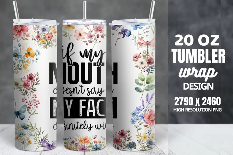 Funny Quotes 20oz Skinny Tumbler Sublimation, Sarcastic