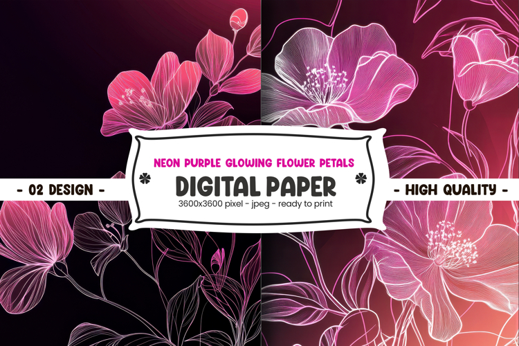 Purple Flower Clipart Image 20