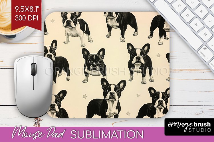 Cute Dogs Mouse Pad Sublimation - Puppy Mousepad PNG