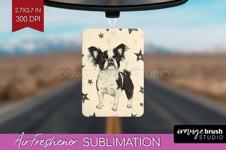 Cute Dogs Air Freshener PNG - Puppy PNG Sublimation example image 1