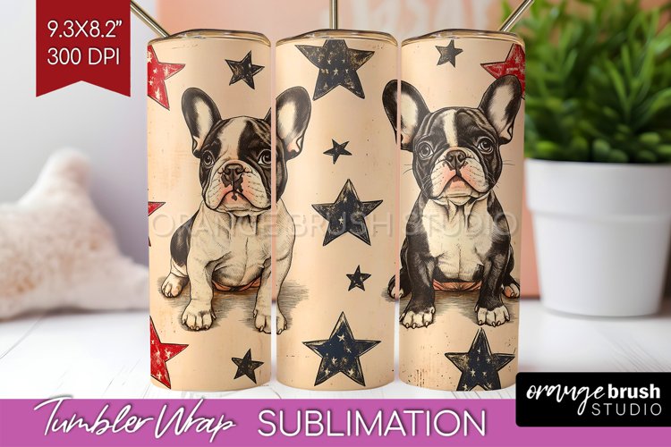 Cute Dogs Tumbler Wrap - Puppy Tumbler PNG Sublimation