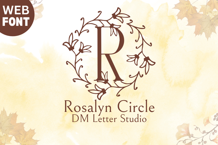 Circle Font Image 8