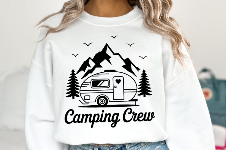 Funny Camping Svg
