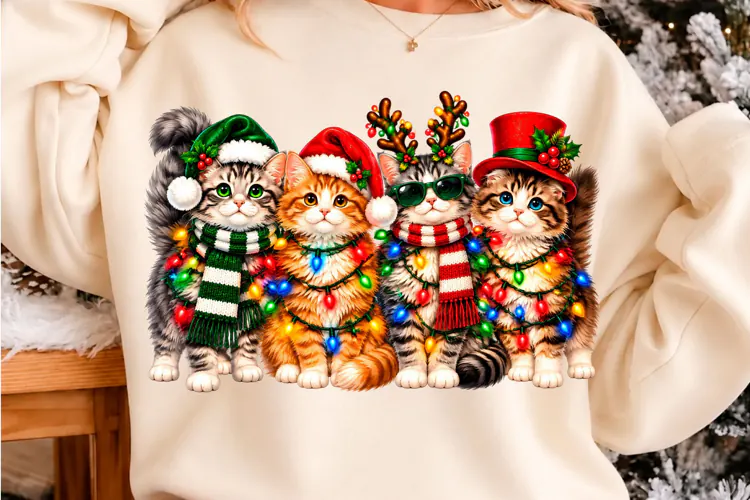 Christmas Cats Holiday Design