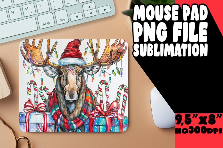 Cozy MOUSE MAT Creative Sublimation, Xmas