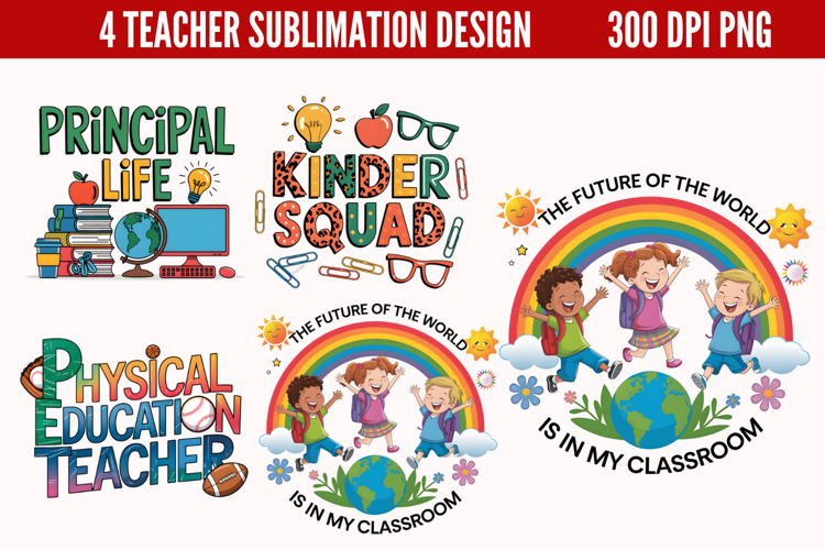 Teacher Sublimation Designs Image 21