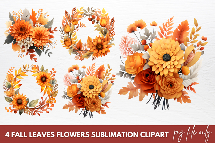 Watercolor Leaves Clipart Image 2