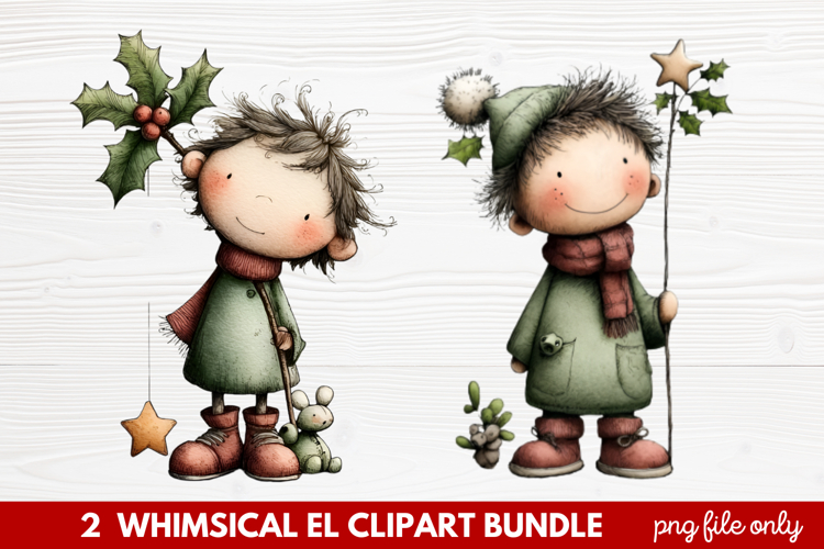 Cute Elf Clipart Image 19