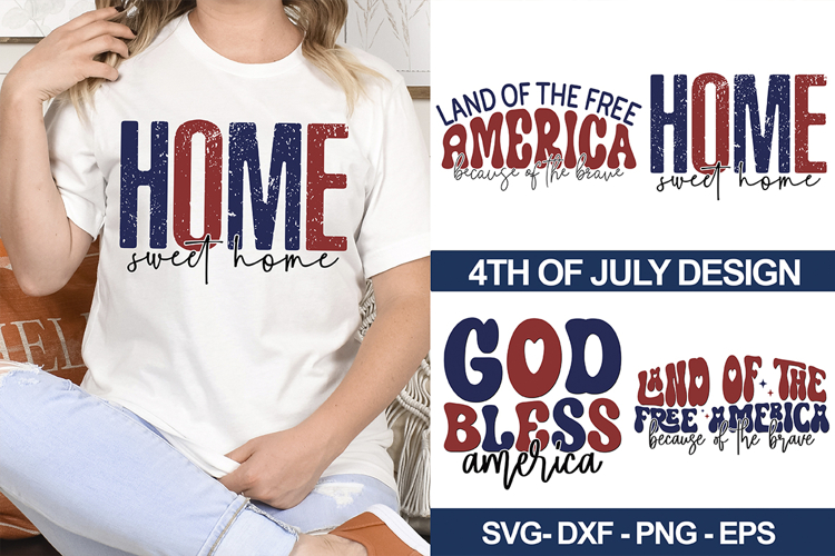 4th Of July T-shirt Design - 4th Of July Design