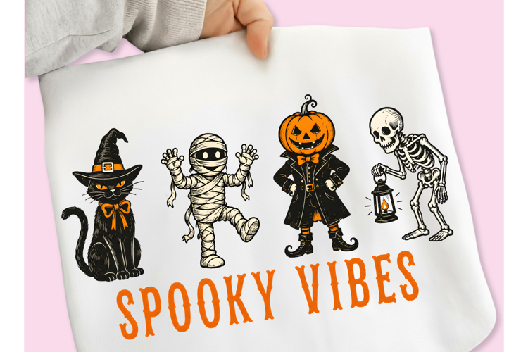 Trending Halloween PNG, Spooky Vibes PNG, Spooky Season