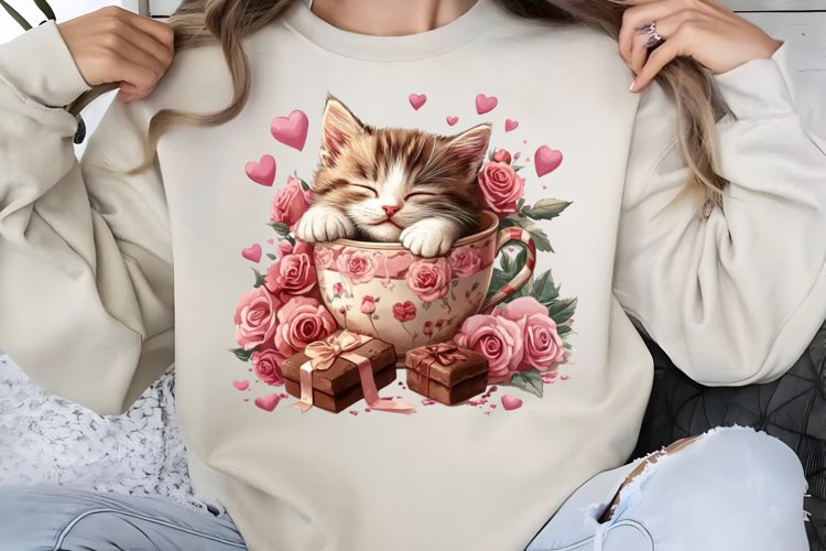 Cute Cat Clipart Image 4