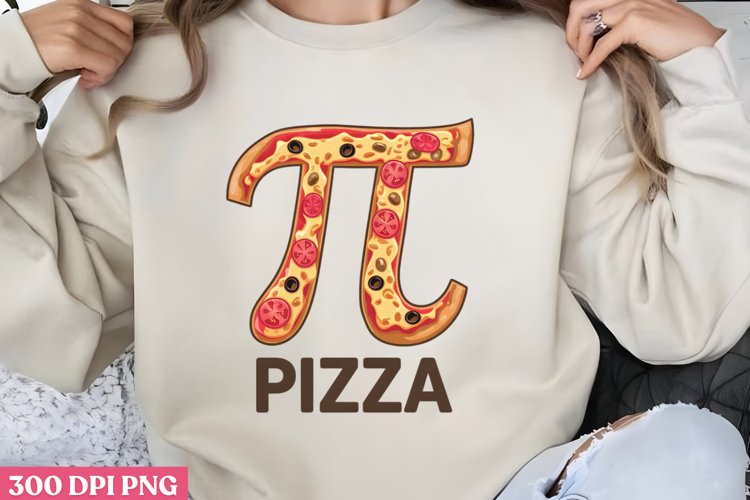 PIZZA PNG, Pi Day Sublimation PNG