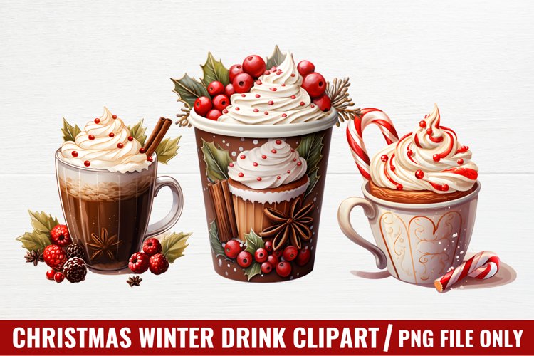 Winter Watercolor Clipart Image 3