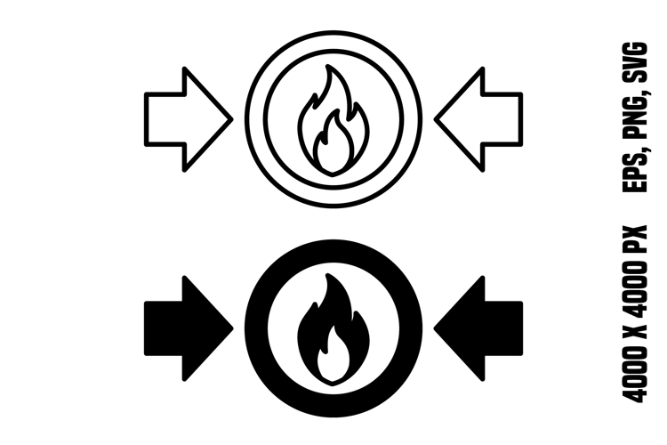 Fire Button Icons