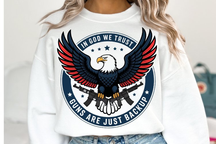 In God we trust Svg Design | Svg Cut Files | Shirt Svg