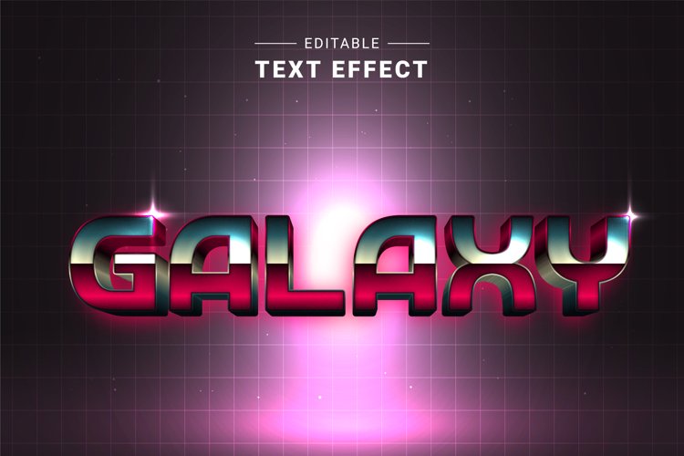 Editable Text Effect for Illustrator. Vector Graphic styles
