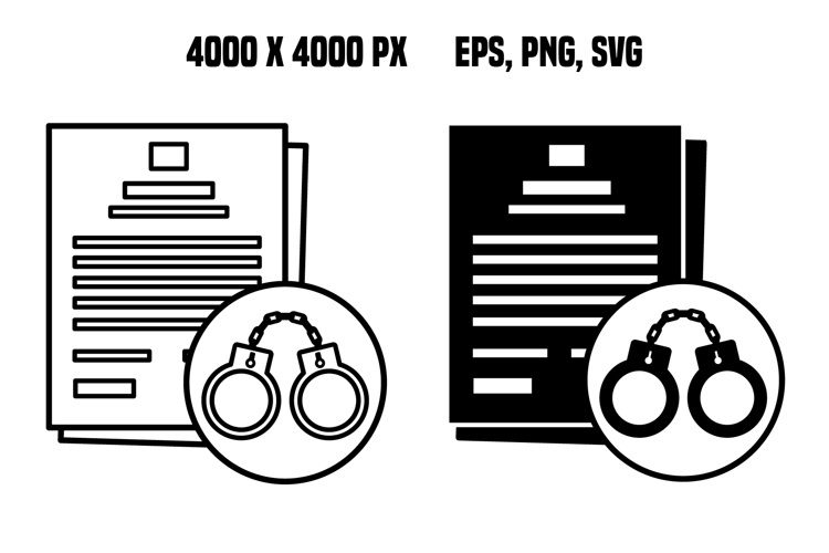 Court Warrant Icons