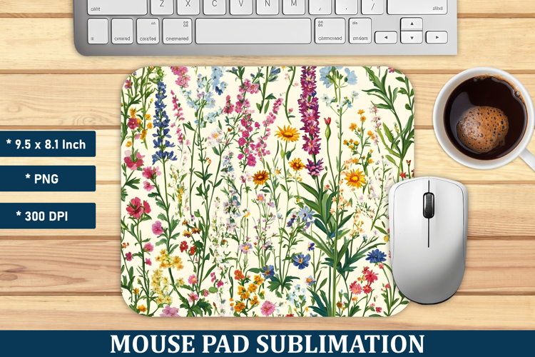 Cottage Garden Mouse Pad | Mouse Pad Sublimation