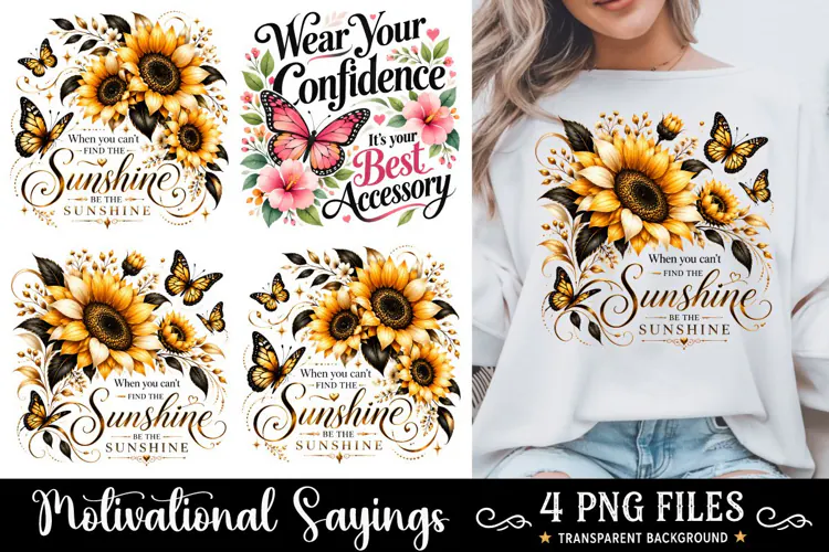 Sunshine PNG, Motivation Sublimation, Inspirational PNG