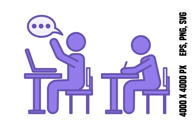 Colored Classroom Icon