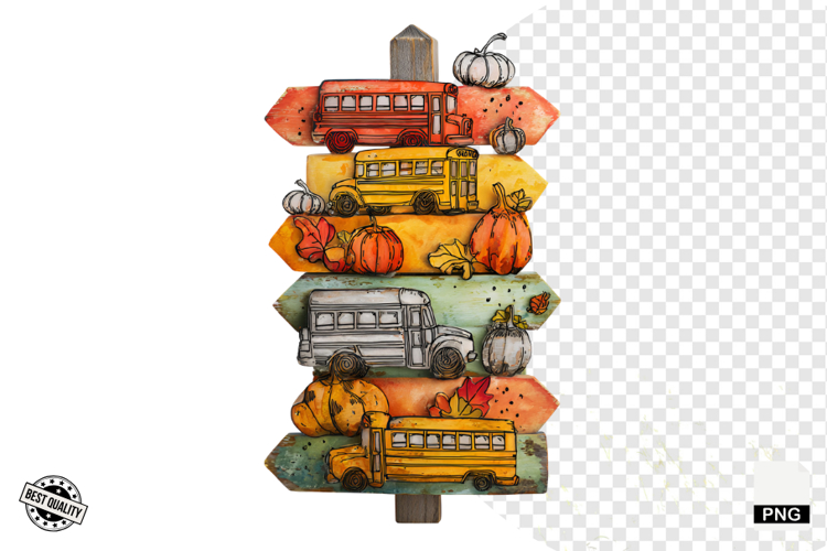 Autumn Signpost Clipart