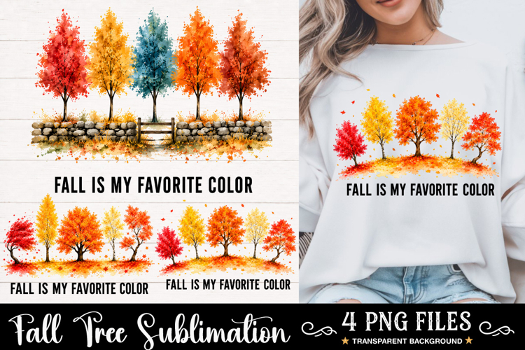 Fall is My Favorite Color PNG Tshirt, Fall is My Favorite