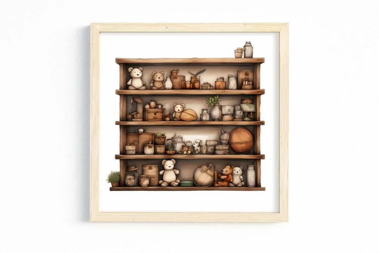 Cottagecore Furniture Watercolor Sublimation Clipart