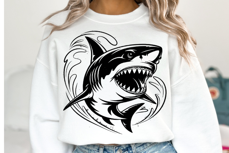 Shark Silhouette Image 17