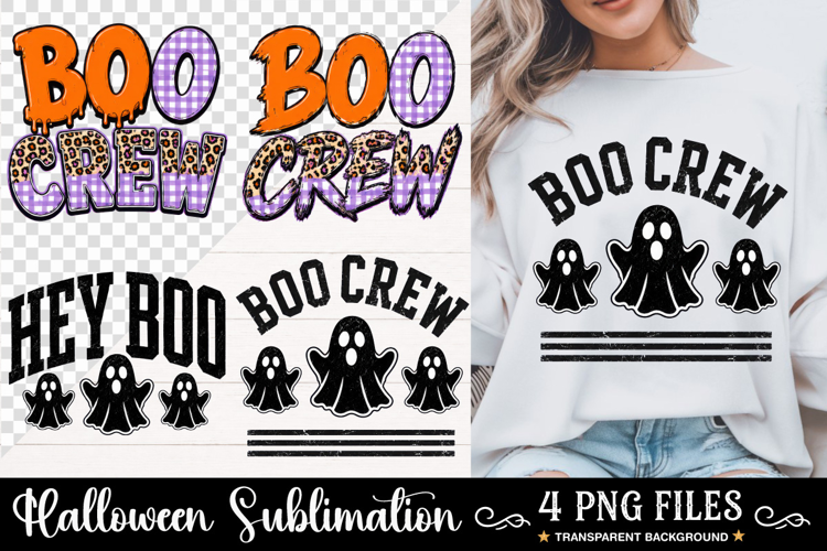 Boo Crew PNG, Halloween PNG, Hey Boo PNG, Boo Ghost PNG