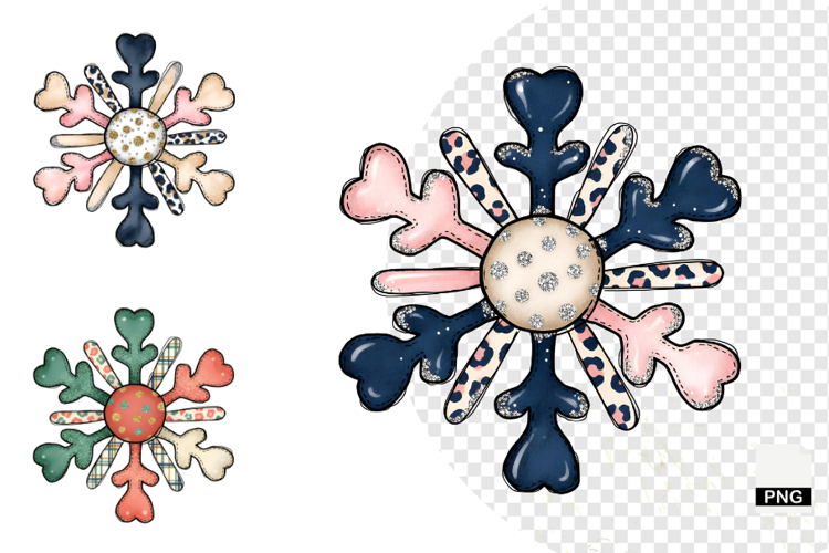 Snowflakes Doodle Image 11