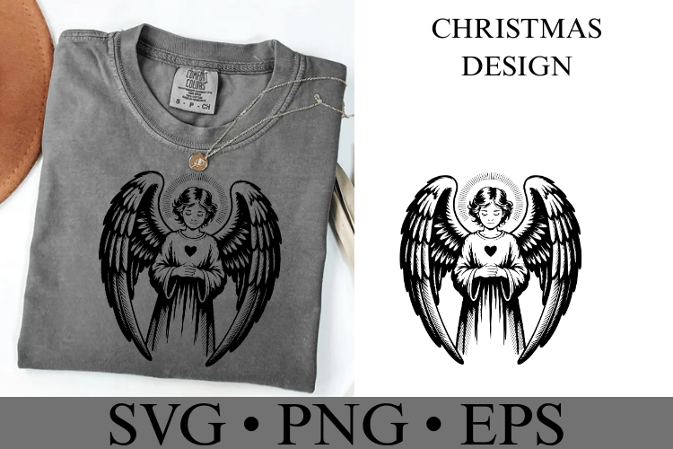 Christmas Angel Svg | Christmas svg | Shirt Svg