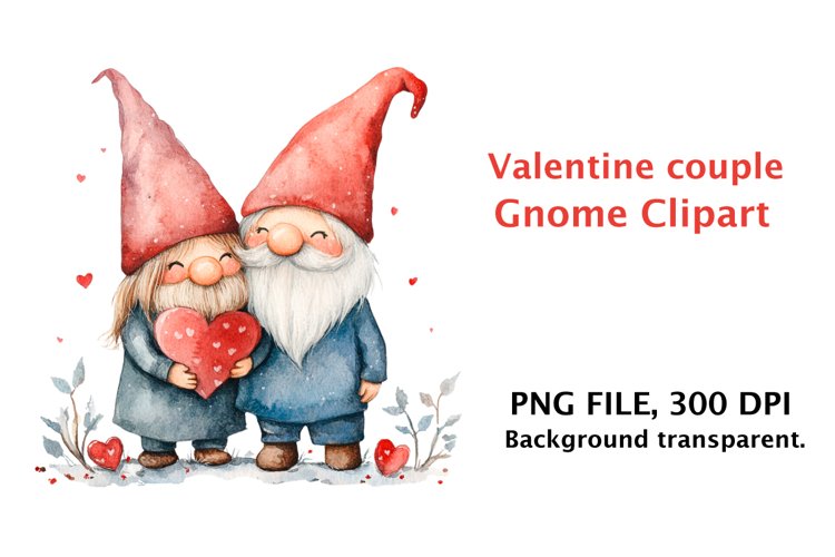 Valentine Gnome Clipart Image 10