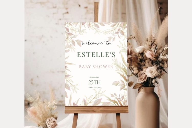 Baby Shower Welcome Template 57
