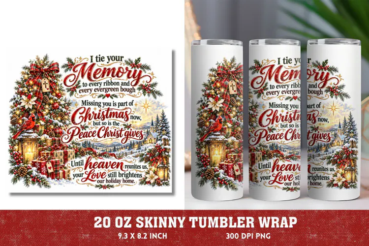 Light of the World 20oz Tumbler Wrap, Christian Christmas Na