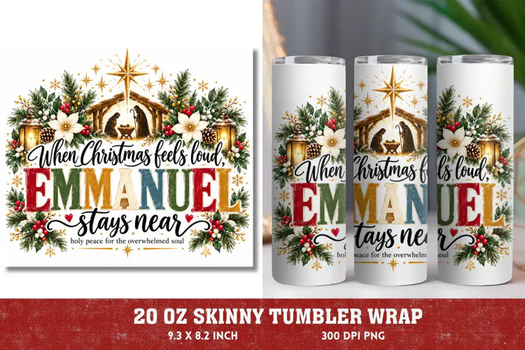 Jesus Brings Calmer Christmas PNG, Breathe Deep Christian Ch
