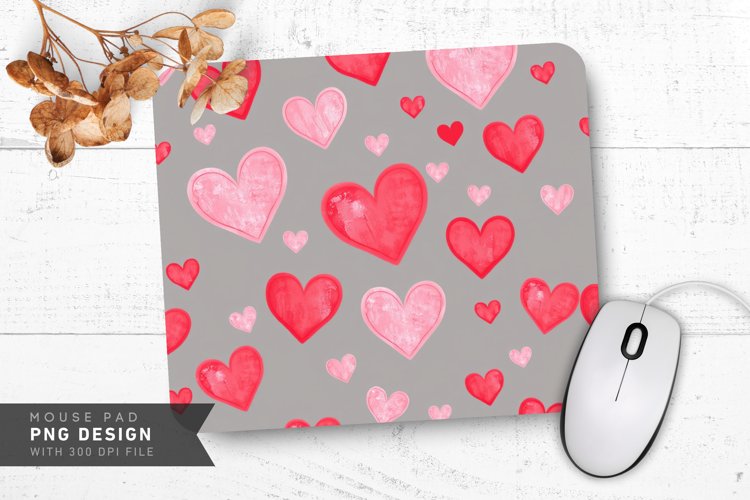 Pink Hearts Clipart Image 10